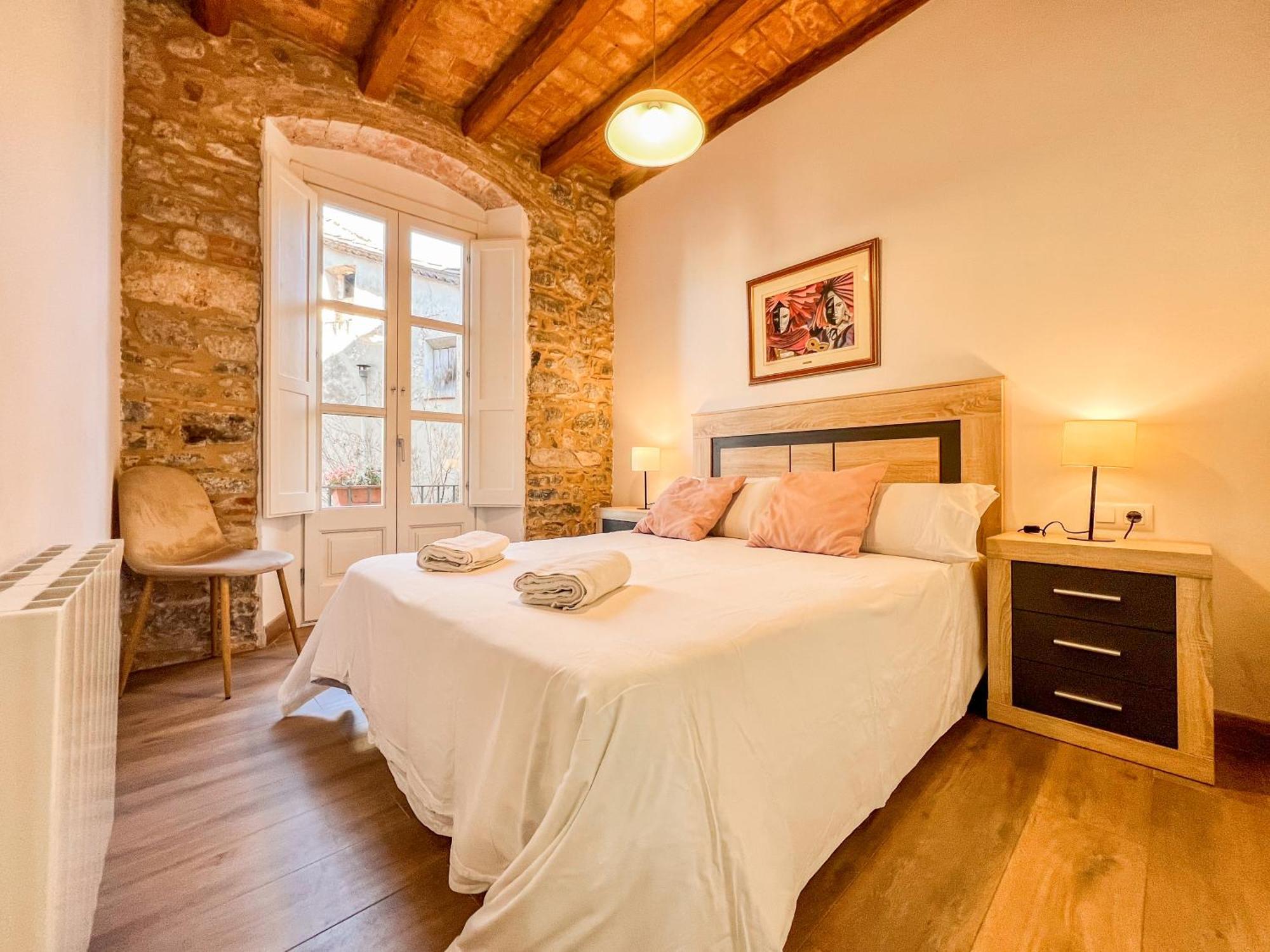 Ganganell Centre Apartamento Con Patio Besalu Ngoại thất bức ảnh